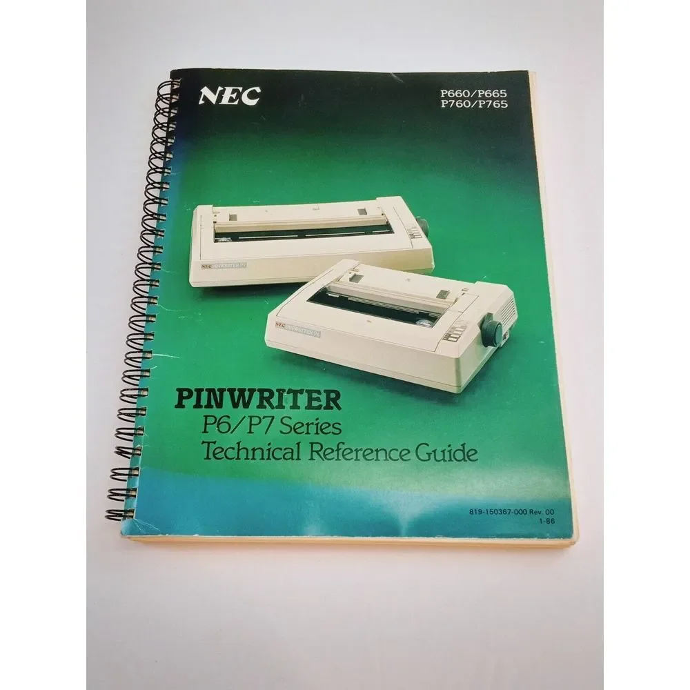 NEC Pinwriter P6/P7 Series Technical Reference Guide‎